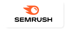 Footer Carrier Logo of SEMrush