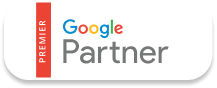 Logotipo del portador de cabecera de Google Partner